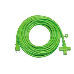 トライアングルタップ 延長コード10m グリーン TA649EG-10