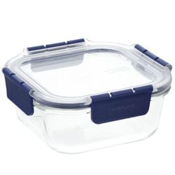 ふた付き 耐熱ガラス 保存容器 スクエア 750ml ロック＆ロック トップクラス LBG224
