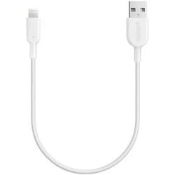 USB Type-A to Lightningケーブル PowerLine II MFi認証 0.3m ホワイト A8431022