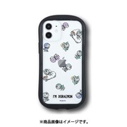 IDR-19B [iPhone 12 mini 用 I'm Doraemon ハイブリッドクリアケース 総柄]