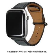 EGD20591AW [Apple Watch 44/42mm 用 レザーストラップ BK]