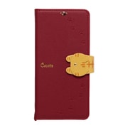 Galaxy A41 用 Cocotte 手帳型ケース レッド GA41-COT04