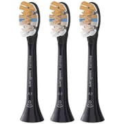 ソニッケアー プレミアムオールインワンブラシヘッド ブラック 3本入り HX9093/96