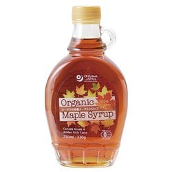 オーサワの有機メープルシロップ アンバー （リッチテイスト） 瓶 250ml （330g）