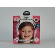 キッズ用ヘッドホン ピンク BuddyPhones School+ Pink