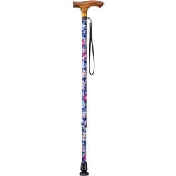 青花柄 あなたの相棒2 花柄ステッキ 伸縮 OT-711