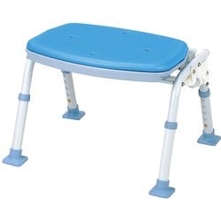 折り畳みシャワーベンチ ソフテック 背無し SBF-12BL(N)