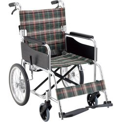 グリーンチェック 車いす 介助式 KS30M-40GCS
