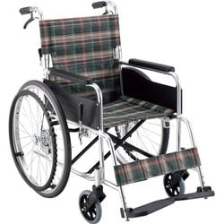 グリーンチェック 車いす 自走式 KS50M-40GCS