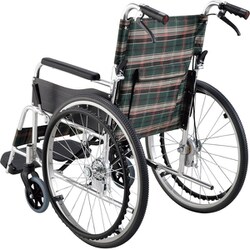 KSシリーズ KS50M-40 自走式 グリーンチェック マキテック 楽天市場】【クーポン3倍 7/31 23：59まで】車椅子 車いす 自走