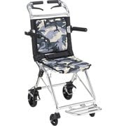 迷彩グレー コンパクト介助車 楽ティ NP-660MGY