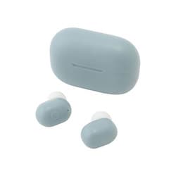 完全ワイヤレスイヤホン Bluetooth対応 ブルー QB-082CBL