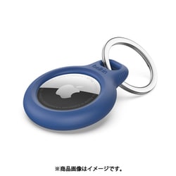 F8W973btBLU [AirTag用キーリング保護ケース （ブルー）]