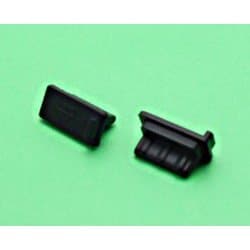 FBC-UAM01BK/USB-A（メス）防塵キャップ [ブラック（5個）]