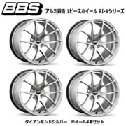 RI-Aシリーズ RI-A004 アルミ鍛造 1ピースホイール サイズ:18インチ×8.5 INSET:40 H/P.C.D:5/114.3 PFS/BORE:PFS カラー:ダイヤモンドシルバー (ホイール4本セット:受注生産品)