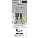 USB-A to Lightningケーブル 0.5m ブラック TSC281L05K