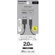 USB-A to Lightningケーブル 2m ブラック TSC281L20K