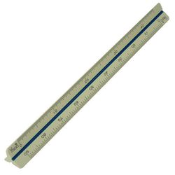 三角スケール ABS 15cm 土地家屋調査士用 27-0021