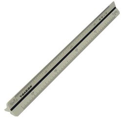 三角スケール ABS 15cm 建築士用 27-0022