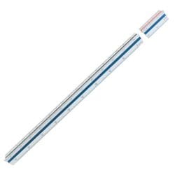 三角スケール ABS 30cm 副尺付 27-0170