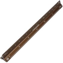 三角スケール オールアルミ 15cm ブロンズ 27-0270