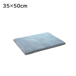 思わず頬ずりしたくなるタオル エンジェルステップバスマット 35×50cm ライトグレー