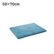 思わず頬ずりしたくなるタオル エンジェルステップバスマット 50×70cm ブルー