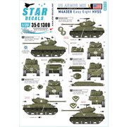 SD35-C1308 1/35 ミリタリー用デカール WW.II 米軍AFV特集♯1 M4A3E8イージエイトHVSS 欧州1944～45 [プラモデル用品]