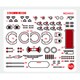 NE24022 1/24 BMW M3 E30 Gr.A 1990 インターTEC クラスウィナー in 富士スピードウェイ用 ディティールアップパーツ [プラモデル用パーツ]