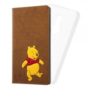 arrows Be4 Plus 「ディズニーキャラクター」/手帳型 FLEX CASE ポップアップ/「プー」 INR-DARB4PFXJ/PO