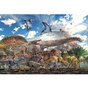 80-031 恐竜大きさ比べ [ジグソーパズル 学べる ラージ 80ピース （完成サイズ：38×26cm）]