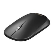 ワイヤレスマウス モバイルマウス FLEXUS(フレクサス) Bluetooth5.0接続 BlueLED 3ボタンタイプ 電池式 速度切替 耐衝撃 静音 ノーマル/ブラック BSMBB330NBK