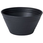 メダカの円水鉢 黒 [メダカ用飼育鉢]