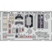 EDUFE1200 1/48 ZOOM エッチングパーツ Fw190A-8/R2 ズーム エッチングパーツ （エデュアルド用） [プラモデル用パーツ]