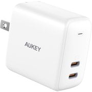 USB急速充電器 Swift Duo 40W USB PD(パワーデリバリー)対応 USB-C×2 折りたたみ式プラグ採用 ホワイト PA-R2S-WT