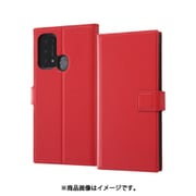 RT-OPR5ATLC2/R [OPPO Reno5 A  手帳型 耐衝撃ケース ソフトタイプ マグネット/レッド]