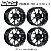 RE-V7シリーズ RE-V7 025 アルミ鍛造 1ピースホイール サイズ:18x9.5J INSET:43 H/PCD:5x100 DISCTYPE:Round カラー:ブラック (ホイール4本セット:受注生産品)