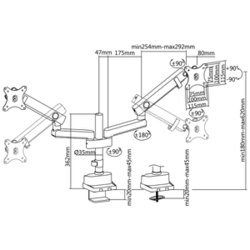 ヨドバシ.com - ARCHISS アーキス AS-MABM01D [【Monitor Arm Basic