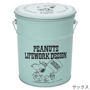 PEANUTS L.W.D PAIL KAN STOOL SAX スヌーピー カンストール