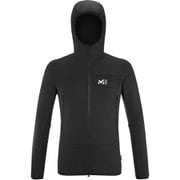 フュージョングリッド フーディー FUSION GRID HOODIE M MIV9024 BLACK-NOIR 0247 Sサイズ(日本：Mサイズ) [アウトドア パーカー メンズ]