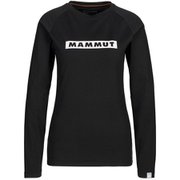 キューディー ロゴ プリント ロングスリーブ Tシャツ アジアンフィット ウィメン QD Logo Print Longsleeve T-shirts AF Women 1016-01040 00254 black PRT2 Mサイズ(日本：Lサイズ) [アウトドア カットソー レディース]