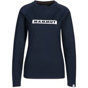 キューディー ロゴ プリント ロングスリーブ Tシャツ アジアンフィット ウィメン QD Logo Print Longsleeve T-shirts AF Women 1016-01040 50360 marine PRT2 Mサイズ(日本：Lサイズ) [アウトドア カットソー レディース]