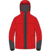 ライダー スキー ジャケット Rider Ski Jacket G75461 5BS Racing Red Lサイズ [スキーウェア ジャケット メンズ]
