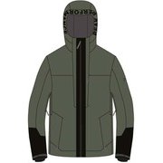 ライダー スキー ジャケット Rider Ski Jacket G75461 G09 Thrill Green Sサイズ [スキーウェア ジャケット メンズ]