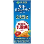 エコパック 充実野菜 100億個の乳酸菌mix（ミックス） 紙パック 200ml×24本 [野菜果汁飲料 栄養機能食品]