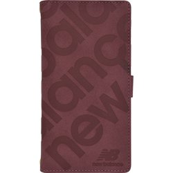 md-74712-2 [74712-2 マルチ手帳/L New Balance 手帳ケース/スタンプロゴスエード/バーガンディー]