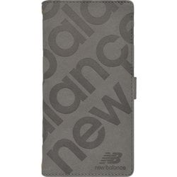 md-74712-4 [74712-4 マルチ手帳/L New Balance 手帳ケース/スタンプロゴスエード/グレー]