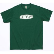 キーン ベーシック ロゴ ティー KEEN BASIC LOGO TEE 1025728 Green Lサイズ [アウトドア カットソー]