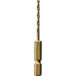 FIRST 2306-2.5 チタン六角鉄鋼ドリル 2.5mm