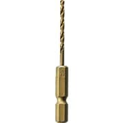 FIRST 2306-2.5 チタン六角鉄鋼ドリル 2.5mm